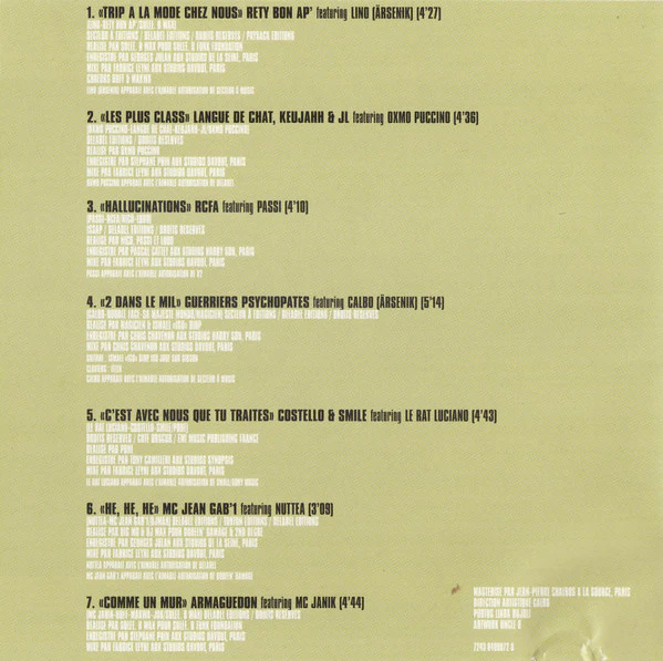 Various - Hostile 2000 - Dans La Cour Des Grands - Volume 2 (CD, MiniAlbum, Comp) - Image 5