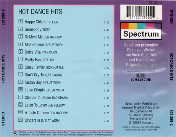 Various - Hot Dance Hits (CD, Comp, Mixed) - Image 2