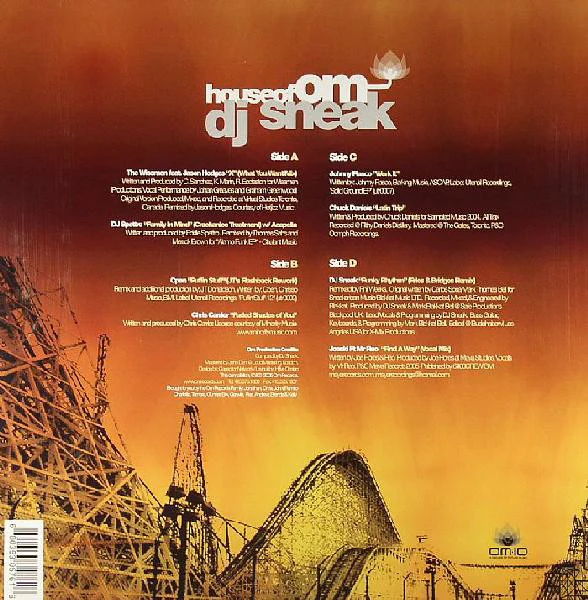 Various - House Of Om - DJ Sneak (2xLP) - Image 2