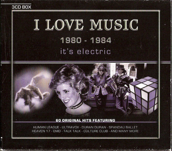 Various - I Love Music 1980 - 1984 (It's Electric) (Box + 3xCD, Comp)
