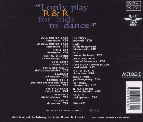 Various - “I Only Play R & R For Kids To Dance” - Tribute To Johnny Thunders (CD, Album) - Image 2