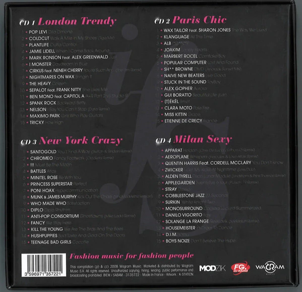 Various - International Fashion Show (4xCD, Comp) - Image 2