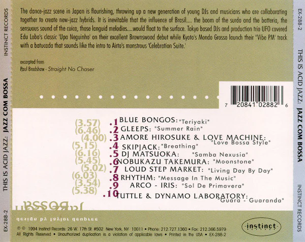 Various - Jazz Com Bossa (CD, Comp) - Image 2
