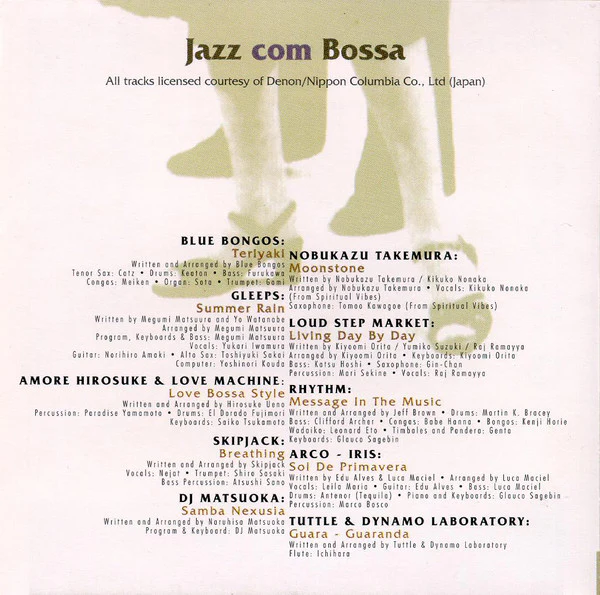 Various - Jazz Com Bossa (CD, Comp) - Image 5