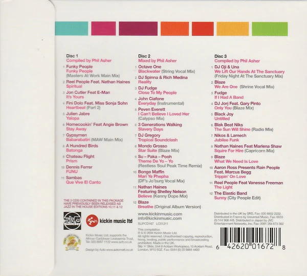 Various - Jazz In The House - Box Set 4 (3xCD, Comp, Mixed) - Image 2