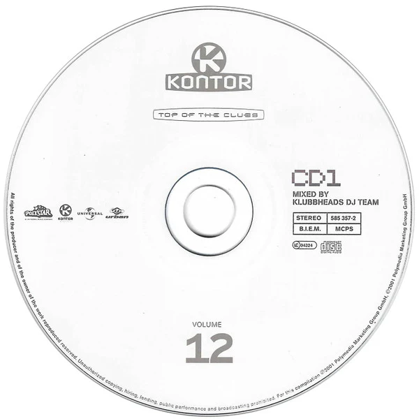 Various - Kontor - Top Of The Clubs Volume 12 (2xCD, Comp, Mixed) - Image 3