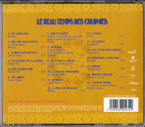 Various - Le Beau Temps Des Colonies (CD, Comp) - Image 2