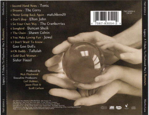 Various - Legacy: A Tribute To Fleetwood Mac's Rumours (HDCD, Album) - Image 2