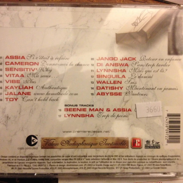 Various - Les Sessions RnB: Premiere Classe RnB (CD, Comp) - Image 4