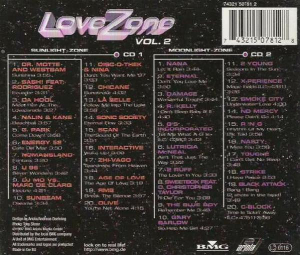 Various - LoveZone Vol. 2 (2xCD, Comp) - Image 2
