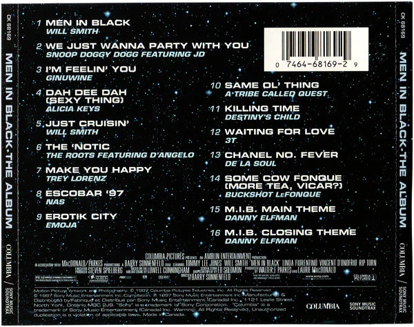 Various - Men In Black (The Album) (CD, Album, Comp) - Image 2