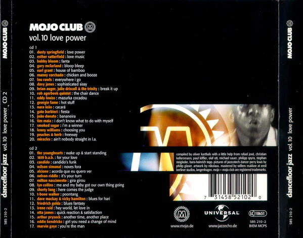 Various - Mojo Club Dancefloor Jazz Vol. 10 (Love Power) (2xCD, Comp, Ltd) - Image 2