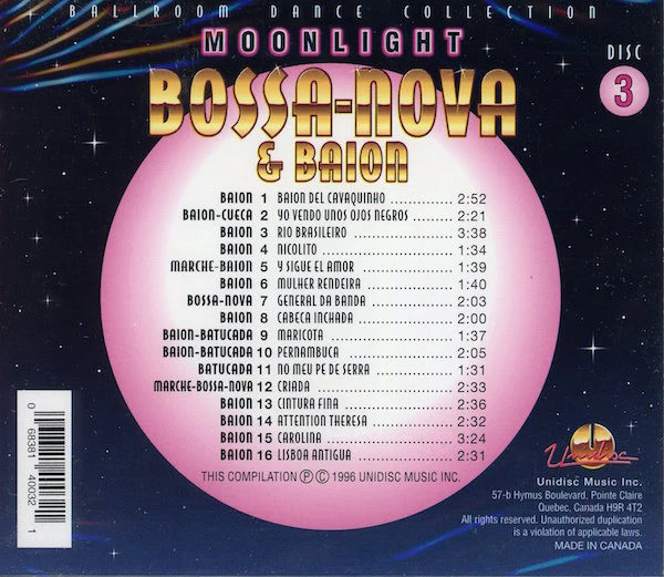 Various - Moonlight Bossa-Nova & Baion (CD, Album) - Image 2