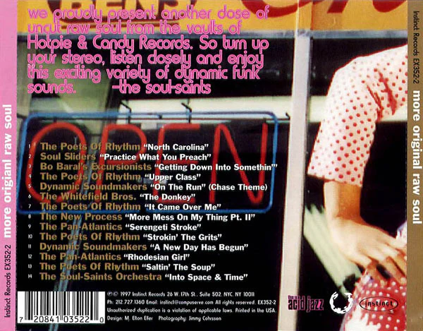 Various - More Original Raw Soul (CD, Comp) - Image 2