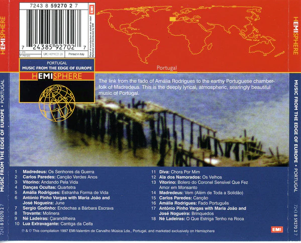 Various - Music From The Edge Of Europe - Portugal (CD, Comp, RM) - Image 2