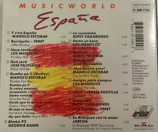 Various - MusicWorld España (CD, Comp) - Image 2
