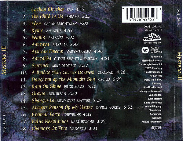 Various - Mystera III (CD, Comp) - Image 2