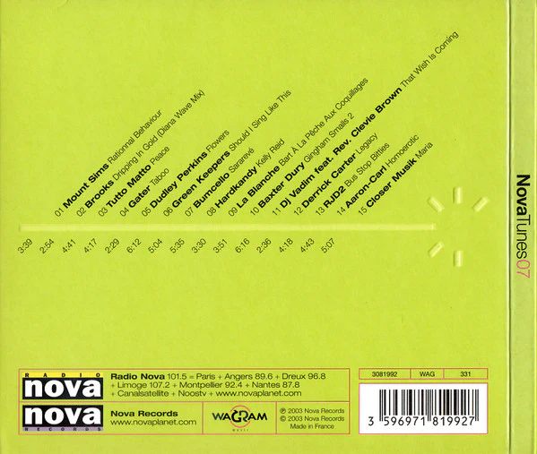 Various - Nova Tunes 07 (CD, Comp) - Image 2