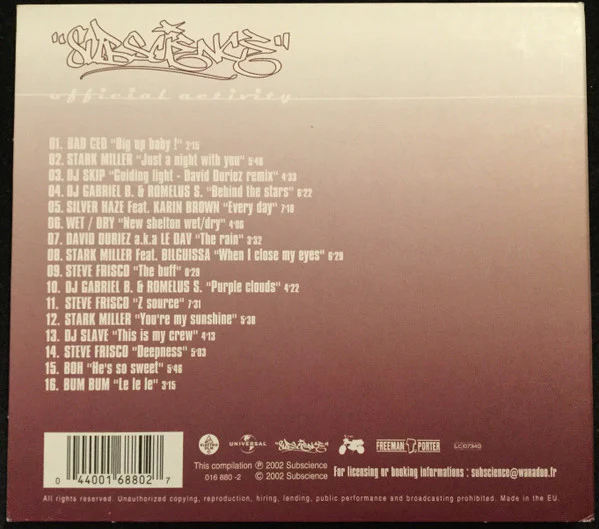 Various - Official Activity (CD, Comp, Dig) - Image 2