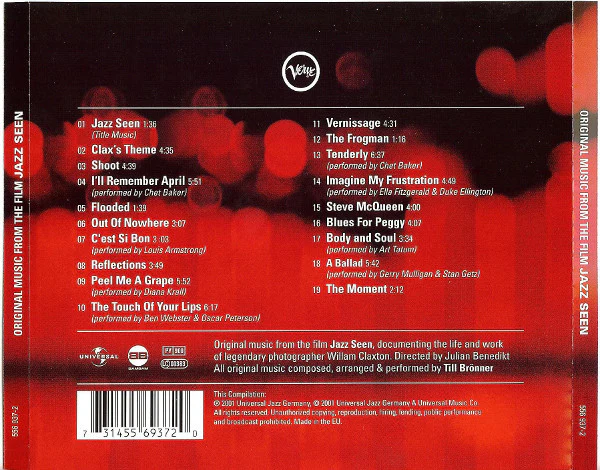 Various - Original Music From The Film Jazz Seen (CD, Album, Comp) - Image 2