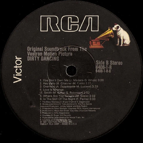 Various - Original Soundtrack From The Vestron Motion Picture - Dirty Dancing (LP, Album, Comp) - Image 3