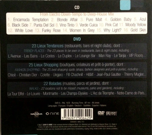 Various - Paris Is Beautiful (CD, Comp + DVD, Comp, PAL) - Image 2