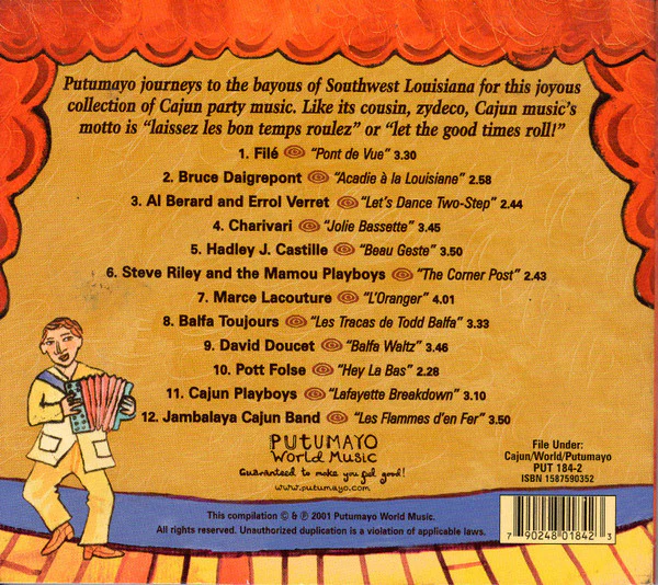 Various - Putumayo Presents Cajun (CD, Comp) - Image 2