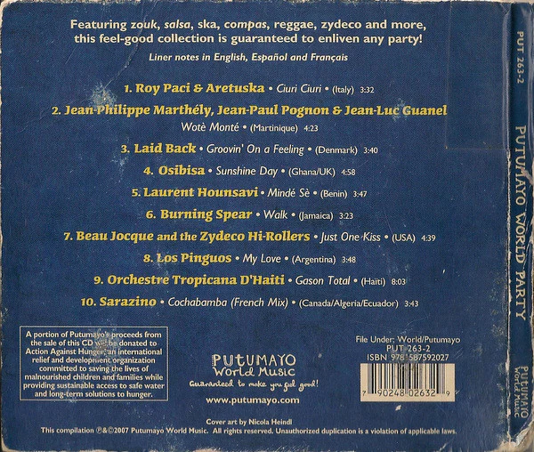 Various - Putumayo World Party (CD, Comp, Dig) - Image 2