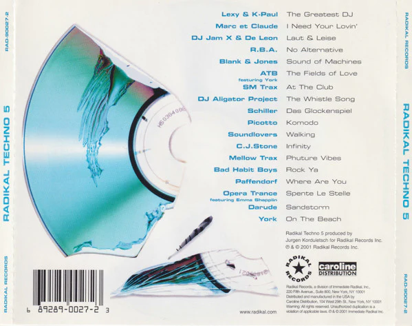 Various - Radikal Techno 5 (CD, Comp) - Image 2