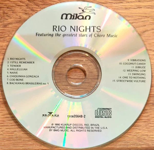 Various - Rio Nights: Featuring The Greatest Stars Of Choro Music (CD) - Image 5