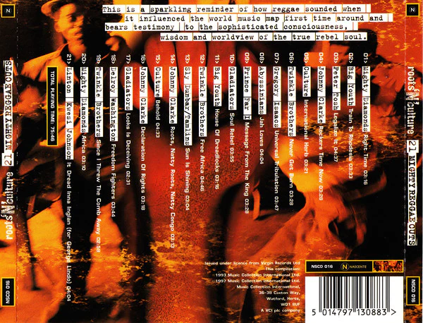Various - Roots 'N' Culture 21 Mighty Reggae Cuts (CD, Comp, RE) - Image 2