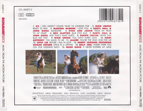 Various - Runaway Bride (Music From The Motion Picture) (CD, Comp) - Image 2