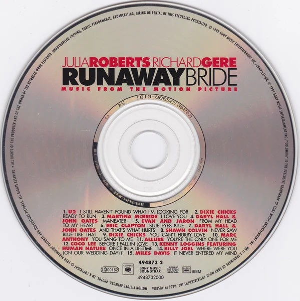 Various - Runaway Bride (Music From The Motion Picture) (CD, Comp) - Image 3
