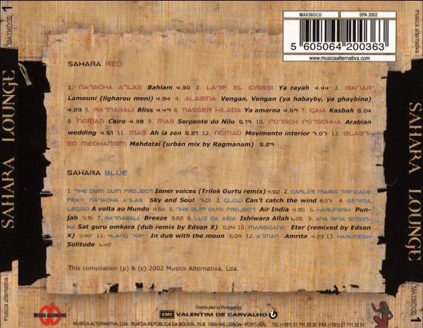 Various - Sahara Lounge (New Sounds From The Orient) (2xCD, Comp) - Image 2
