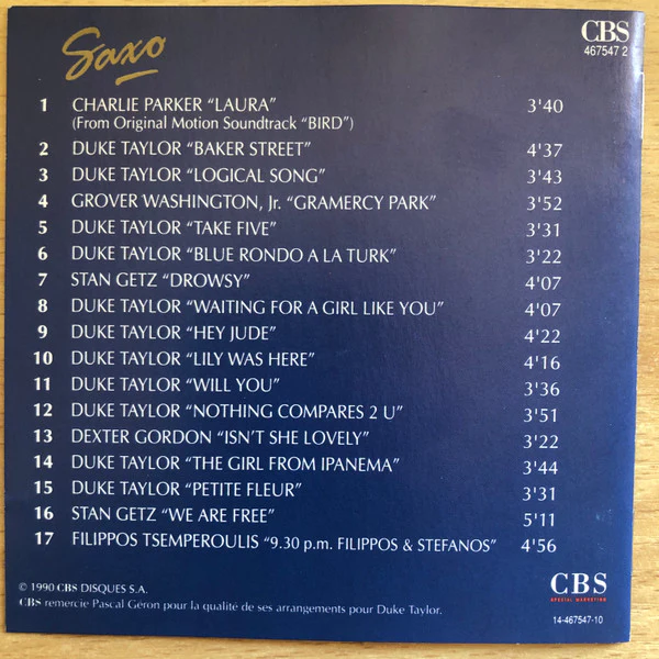 Various - Saxo (CD) - Image 4