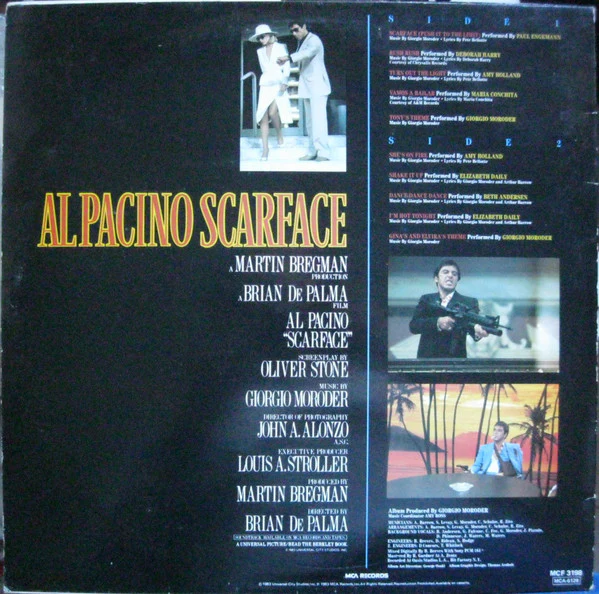 Various - Scarface: Music From The Original Motion Picture Soundtrack (LP, Comp) - Image 2