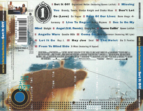 Various - Set It Off (Music From The New Line Cinema Motion Picture) (CD, Comp) - Image 5