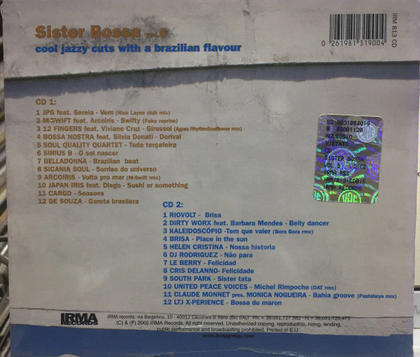 Various - Sister Bossa Vol.6 Cool Jazzy Cuts With A Brazilian Flavour (2xCD, Comp, Blu) - Image 2