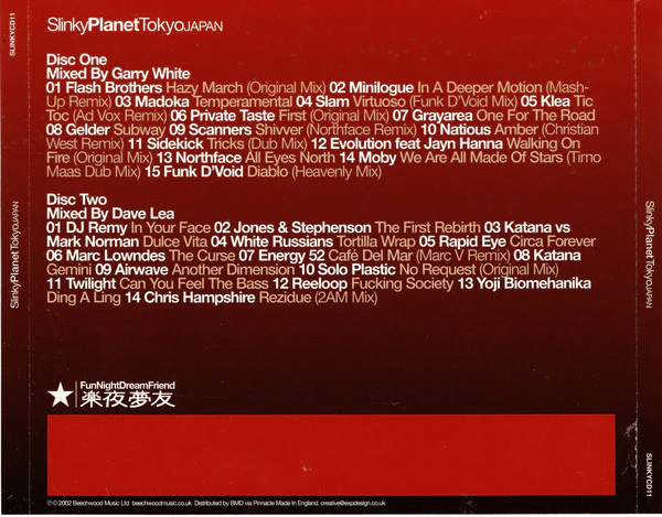Various - Slinky Planet Tokyo Japan (2xCD, Mixed) - Image 2