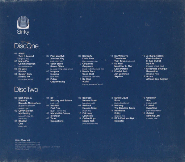 Various - Slinky Tech-nique (2xCD, Comp, Mixed) - Image 2