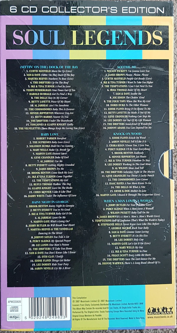 Various - Soul Legends (6xCD, Comp) - Image 2