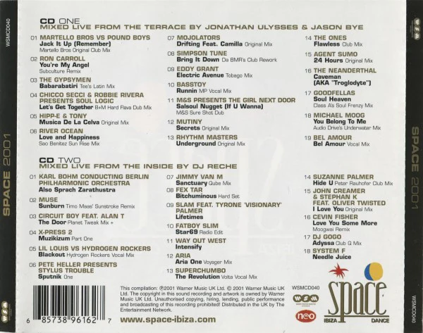 Various - Space Ibiza Dance 2001 (2xCD, Mixed) - Image 2