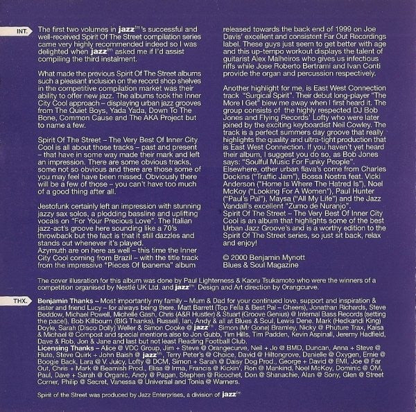 Various - Spirit Of The Street: The Very Best Of Inner City Cool (2xCD, Comp) - Image 5