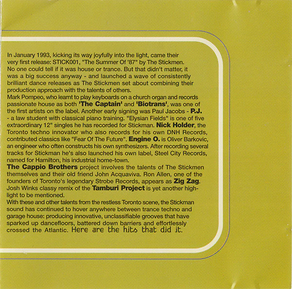 Various - Stickman Musica (CD, Comp) - Image 3