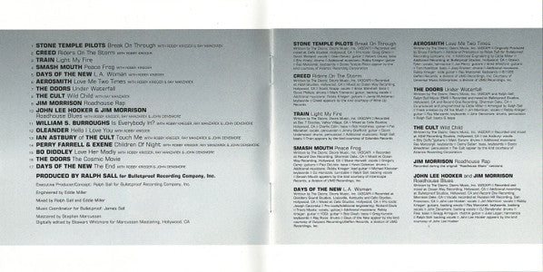 Various - Stoned Immaculate: The Music Of The Doors (CD, Album, Comp) - Image 5