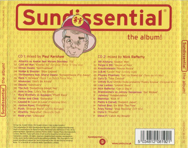 Various - Sundissential The Album! (2xCD, Mixed) - Image 2