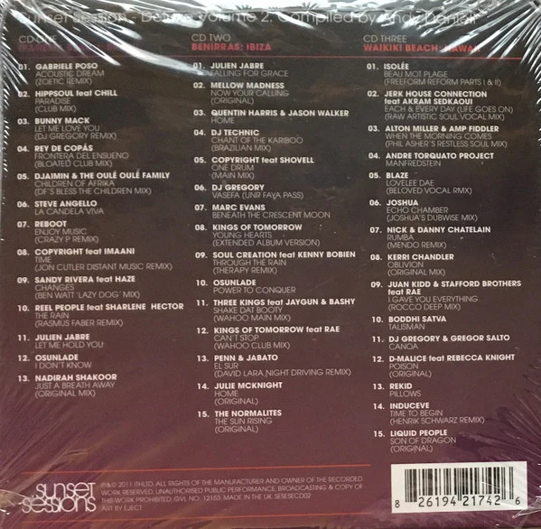 Various - Sunset Sessions Deluxe Volume 2 (3xCD, Comp) - Image 2