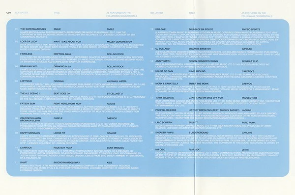Various - Switched On (The Cool Sound Of TV Advertising) (2xCD, Comp) - Image 5