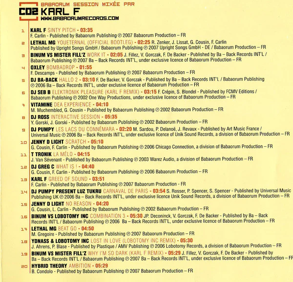Various - Techno Fusion 2007 Vol.1 (2xCD, Comp, Mixed) - Image 3