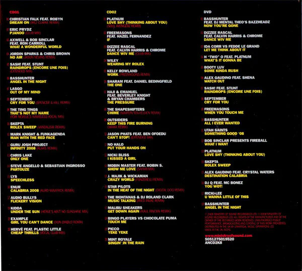 Various - The Annual 2009 (2xCD, Comp, Mixed + DVD-V, Comp) - Image 4